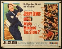 5t982 WHO'S MINDING THE STORE 1/2sh 1963 Jerry Lewis is the unhandiest handyman, Jill St. John