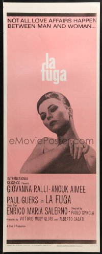 5t207 LA FUGA insert 1966 Paola Spinola directed Italian lesbian sex drama, pretty Giovanna Ralli!