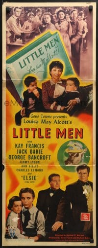 5t223 LITTLE MEN insert 1940 Kay Francis, Jack Oakie & Elsie the Cow, Louisa May Alcott