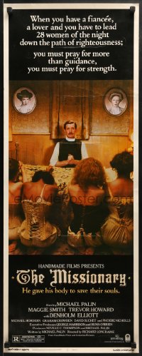 5t256 MISSIONARY insert 1982 Michael Palin gave his body to save their souls, funny image!