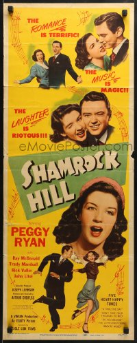 5t379 SHAMROCK HILL insert 1949 Arthur Dreifuss, montage with close-up of singing Peggy Ryan!