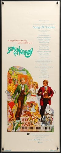 5t400 SONG OF NORWAY insert 1970 Howard Terpning artwork, a song for the heart to sing!