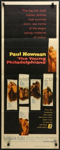5t495 YOUNG PHILADELPHIANS insert 1959 rich lawyer Paul Newman defends friend from murder charges!