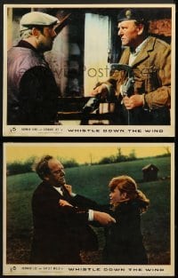 5w994 WHISTLE DOWN THE WIND 2 English LCs 1962 Bryan Forbes directed, Bernard Lee & Hayley Mills!