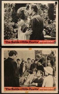 5w806 BATTLE OF THE VILLA FIORITA 2 LCs 1965 Maureen O'Hara, Rossano Brazzi, Delmer Daves!