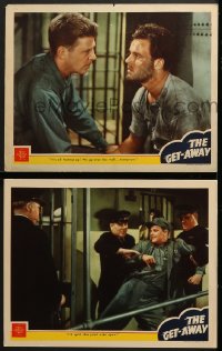 5w856 GET-AWAY 2 LCs 1941 Robert Sterling, Dan Dailey, great prison image!