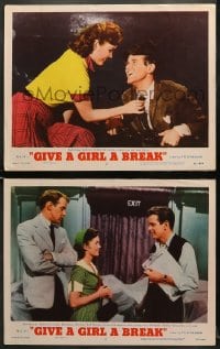 5w860 GIVE A GIRL A BREAK 2 LCs 1953 Marge & Gower Champion dancing, Debbie Reynolds!