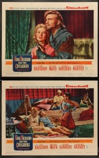 5w900 KING RICHARD & THE CRUSADERS 2 LCs 1954 Laurence Harvey, Virginia Mayo, Holy War adventure!