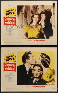 5w903 KNOCK ON WOOD 2 LCs 1954 Melvin Frank & Norman Panama directed, Danny Kaye & Mai Zetterling!