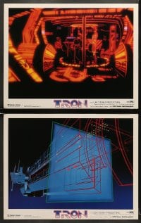 5w977 TRON 2 LCs 1982 Walt Disney sci-fi fx, Jeff Bridges in video game, cool fx!