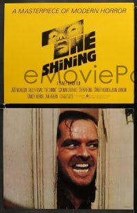 5w004 SHINING 13 color 10.75x14 stills 1980 King & Kubrick, Shelley Duvall, Jack Nicholson, Bass!