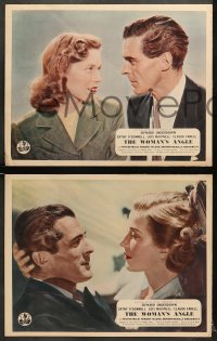 5w421 WOMAN'S ANGLE 7 English LCs 1952 Edward Underdown, Cathy O'Donnell, young Lois Maxwell!