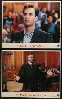 5w043 BONFIRE OF THE VANITIES 8 LCs 1990 Tom Hanks, Bruce Willis, Melanie Griffith, Morgan Freeman