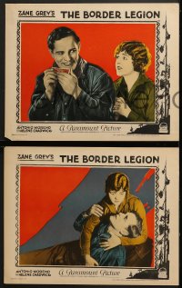 5w495 BORDER LEGION 5 LCs 1924 Zane Grey, great images of Antonio Moreno, Helene Chadwick!