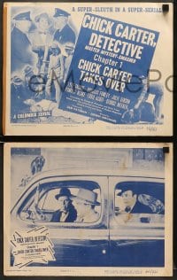 5w572 CHICK CARTER DETECTIVE 4 chapter 1 LCs 1946 Lyle Talbot, Columbia, Chick Carter Takes Over!