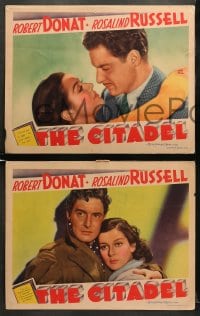 5w573 CITADEL 4 LCs 1938 King Vidor directed, Robert Donat, Rosalind Russell, Penelope Dudley-Ward!
