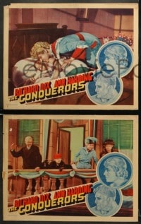 5w677 CONQUERORS 3 LCs 1933 Richard Dix, Ann Harding, Oliver, directed by William Wellman!