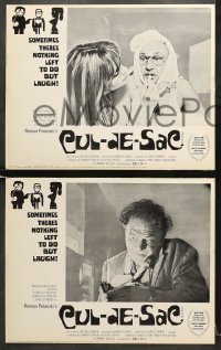 5w436 CUL-DE-SAC 6 LCs 1967 Roman Polanski, Donald Pleasence, sexy Francoise Dorleac!