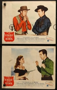 5w088 EAGLE & THE HAWK 8 LCs 1950 John Payne, Rhonda Fleming, the men who saved our nation!