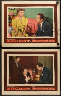 5w689 ENFORCER 3 LCs 1951 District Attorney Humphrey Bogart, pretty Patricia Joiner, Zero Mostel!