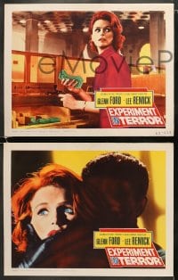 5w584 EXPERIMENT IN TERROR 4 LCs 1962 Glenn Ford, Lee Remick, more tension than the heart can bear!