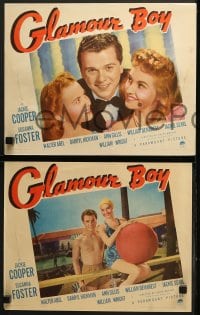 5w588 GLAMOUR BOY 4 LCs 1941 images of Jackie Cooper and Susanna Foster!