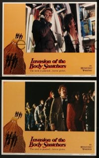 5w154 INVASION OF THE BODY SNATCHERS 8 LCs 1978 Donald Sutherland, classic sci-fi remake!