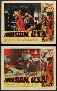 5w451 INVASION U.S.A. 6 LCs 1952 New York topples, San Francisco in flames, Boulder Dam destroyed!