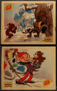 5w602 JACK FROST 4 LCs 1934 great scenes, incredible Ub Iwerks art, ComiColor cartoon, rare!