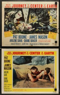 5w161 JOURNEY TO THE CENTER OF THE EARTH 8 LCs 1959 Jules Verne, Pat Boone, great sci-fi images!