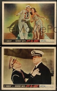 5w388 LET'S GO NAVY 7 LCs 1951 directed by William Beaudine, Bowery Boys w/Leo Gorcey & Huntz Hall!
