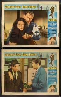 5w740 MIRAGE 3 LCs 1965 images of Gregory Peck's, Diane Baker and Walter Matthau!