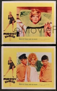 5w203 MODESTY BLAISE 8 LCs 1966 sexiest female secret agent Monica Vitti & Terence Stamp!