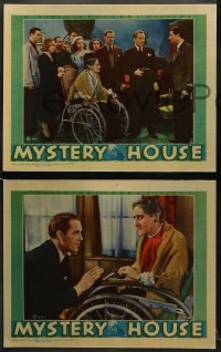 5w746 MYSTERY HOUSE 3 LCs 1938 images of Dick Purcell, Ann Sheridan and Trevor Bardette!