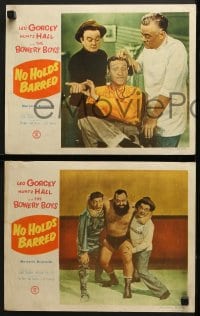 5w222 NO HOLDS BARRED 8 LCs 1952 Leo Gorcey, Huntz Hall & the Bowery Boys with real wrestlers!