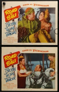 5w472 ROAD TO BALI 6 LCs 1952 Bing Crosby, Bob Hope & sexy Dorothy Lamour with wacky fake gorilla!