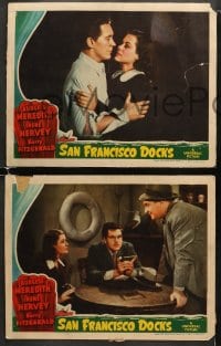 5w546 SAN FRANCISCO DOCKS 5 LCs 1941 Burgess Meredith, Irene Harvey, crime on the waterfront!