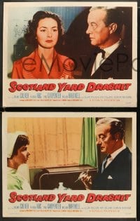 5w477 SCOTLAND YARD DRAGNET 6 LCs 1958 Patricia Roc, Roland Culver, English hypnosis mystery!
