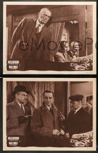5w274 SHERLOCK HOLMES 8 LCs 1950s Basil Rathbone with Nigel Bruce as Dr. Watson!