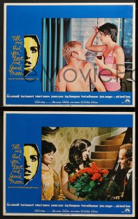 5w306 TELL ME THAT YOU LOVE ME JUNIE MOON 8 LCs 1970 Otto Preminger, Liza Minnelli, Ken Howard!