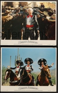 5w313 THREE AMIGOS 8 LCs 1986 Chevy Chase, Steve Martin, Martin Short & Alfonso Arau as El Guapo!