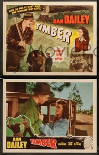5w318 TIMBER 8 LCs R1948 by Marjorie Lord, who's with Andy Devine & Dan Dailey Jr.!