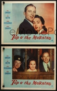 5w323 TOP O' THE MORNING 8 LCs 1949 Bing Crosby, Fitzgerald, Ann Blyth, song & fun team!