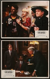 5w646 TRADING PLACES 4 LCs 1983 Aykroyd, Eddie Murphy, Jamie Lee Curtis, Ralph Bellamy, Don Ameche