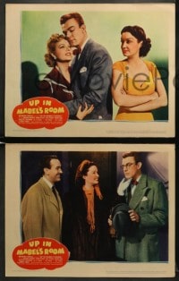 5w782 UP IN MABEL'S ROOM 3 LCs 1944 Dennis O'Keefe, Marjorie Reynolds, Gail Patrick, Bowman & Auer!