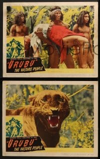 5w484 URUBU THE VULTURE PEOPLE 6 LCs 1948 people from the jungles of Brazil, 1000 authentic chills!