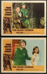 5w340 VON RYAN'S EXPRESS 8 LCs 1965 Frank Sinatra, Trevor Howard, Raffaella Carra, WWII