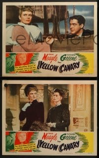 5w424 YELLOW CANARY 7 LCs 1944 Anna Neagle is despised by women and scorned by men, Richard Greene!