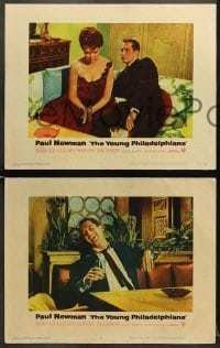 5w354 YOUNG PHILADELPHIANS 8 LCs 1959 lawyer Paul Newman defends Robert Vaughn from murder charges!