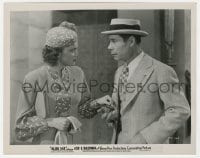 5x049 ALIBI IKE 8x10 still 1935 Olivia De Havilland gives engagement ring back to Joe E. Brown!